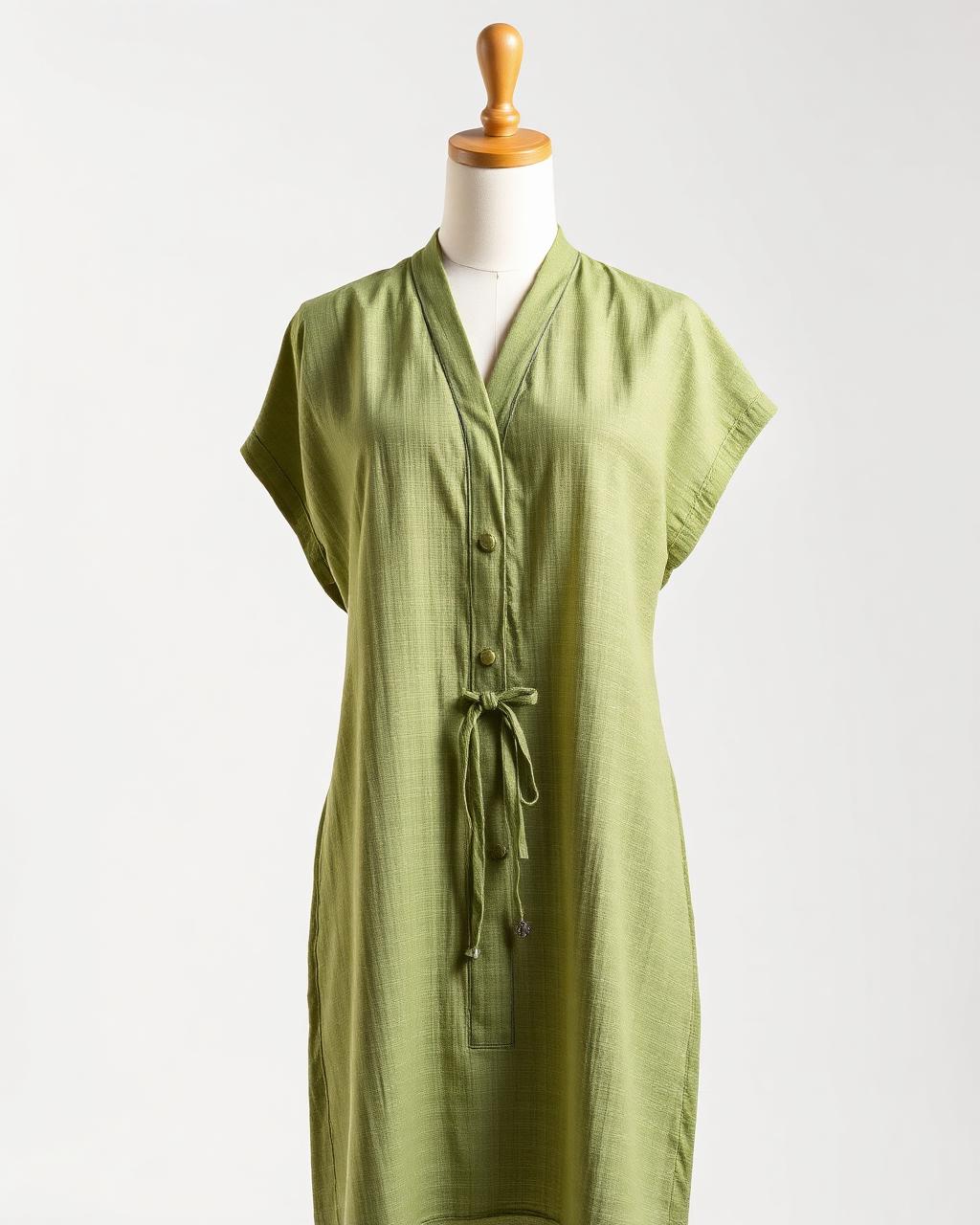 Gamis Linen — Sage